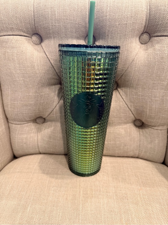 Starbucks Other - Starbucks Iridescent Studded Tumbler - Green Teal